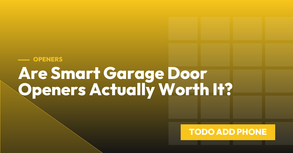 Are Smart Garage Door Openers Actually Worth It?